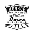 thumbnail image 2 of Personalized Square Self Inking Rubber Stamp - The Monroe, 2 of 2