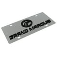 thumbnail image 2 of Mercury Grand Marquis Dual Logo License Plate (Chrome), 2 of 3