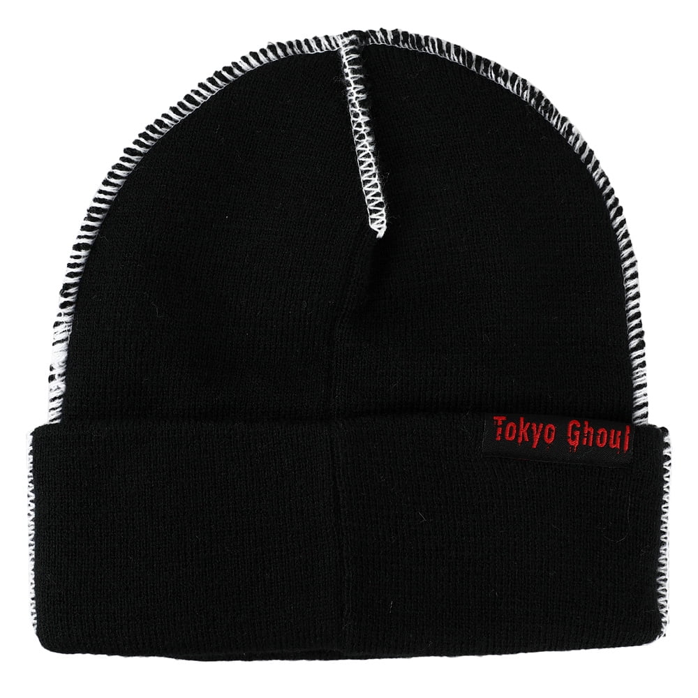 Tokyo Ghoul Ken Kaneki Sublimated Cuff Patch Black Acrylic Knit