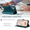 thumbnail image 5 of ETFAST Wallet Phone Case for iPhone 16 Pro Max 16Pro 16 Plus Card Holder Leather Phone Cover Bag, 5 of 9