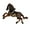 Dark Brown, variant on Multi Functional Alloy Horse Brooch Chinese Zodiacs Theme Lapel Pin Vintage Fashion Shaped Accessory