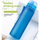 thumbnail image 5 of Cateissary Nueva botella de agua portátil a prueba de fugas de 400ml/560ml, botellas de agua de plástico para beber deportes de bicicleta al aire libre de Teteras azul helado 400ml, 5 of 6