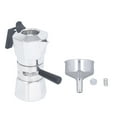 thumbnail image 2 of 2 Cups Moka Pot, Aluminum Alloy, Flip Top Lid, Easy To Use, Compatible With All Stoves, Better Brewing Effect, 2 of 8