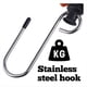 thumbnail image 2 of Paquete de 6 Metálicos para Autocaravanas y Camiones para Accesorios de Rieles de Líneas Aéreas, Accesorio de Transporte de Seguridad de Carga Fácil de Instalar, 2 of 5