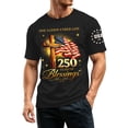 thumbnail image 6 of One Nation Under God 250 Years 250th Anniversary USA Funny T-Shirt,2XL, 6 of 6