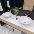 thumbnail image 2 of EAGO BA351 18&amp;apos;&amp;apos; ROUND CERAMIC ABOVE MOUNT BATHROOM BASIN White, 2 of 5