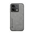 thumbnail image 2 of For Xiaomi Redmi Note 13 5G Skin Feel Magnetic Leather Back Phone Case(Light,iPhone 14 Pro Max, 2 of 7