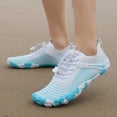 thumbnail image 3 of Zapatos acuáticos JShteea Secado Rápido Antideslizantes para playa Al Aire Libre 40 Blanco azul, 3 of 9