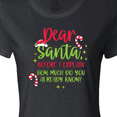 thumbnail image 4 of Inktastic Christmas Dear, Santa Before I Explain How Much do you Know? Women's T-Shirt, 4 of 5