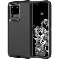 Designed for Samsung Galaxy S20 Ultra Heavy Duty Case, Triple Layer Protection Shockproof Dropproof Dustproof Anti-Scratch Phone Case Cover for Samsung Galaxy S20 Ultra,Black