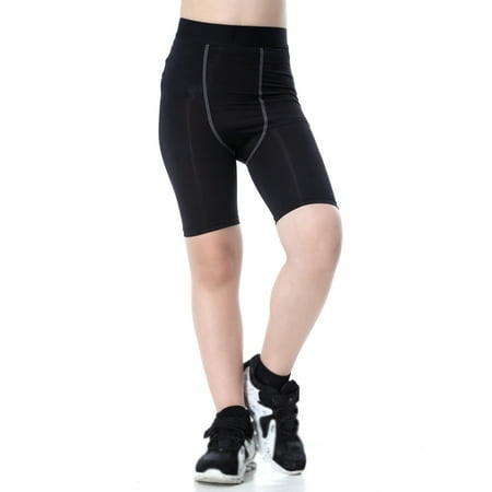 GYRATEDREAM Boys Compression Shorts Youth Cool Dry Baselayer Sports Tights Athletic Spandex Legging 5-16T