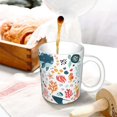 thumbnail image 3 of Yiaed Sea Life 1 Print Ceramics Coffee,Large Handle Design,Extra Large Tea and Coffee Cup for Office and Home Mugs, 3 of 6