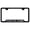 Chrome on Black, variant on Cadilac Escalade Laser Etched Logo Cut-Out License Plate Frame (Pink)