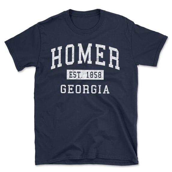 Homer Georgia Classic Established Men's Cotton T-Shirt