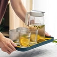 thumbnail image 4 of Ludlz Tea Tray Large Space Convenient Hollow Design Double Layer Removable Cup Holder Water Drip Tray Household Supply, 4 of 7