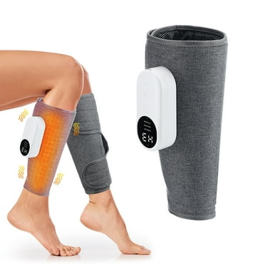 Leg Massager,Leg Compression Massager for Circulation,3 Modes and 3 Intensities of Calf Wraps Massager with Heat and Air Compression for Tired,Tense,Relax Legs 2Pcs
