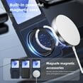 thumbnail image 2 of Dteck Magnetic Case for Samsung Galaxy Z Flip 6,Luxury Carbon Fiber Leather Compatible with Mag Safe Case with Ring Holder 360 Degree Adjustable Stand Slim Cover for Galaxy Z Flip 6,Darkblue, 2 of 5