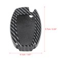 thumbnail image 2 of TPU Car Remote Flip Key Fob Cover Shell Protector Decoration for Mercedes-Benz S500 2013-2016 Carbon Fiber Pattern, 2 of 5