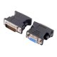 thumbnail image 1 of DVI Male to VGA Female Converter Y Splitter Audio Cable Adapter Video Output 1 To 1 DMS-59 DMS59 59Pin for PC Laptop TV, 1 of 5