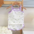 thumbnail image 2 of Toddler Girls Short Set Cotton Camisole Printed Tank Top & Shorts Baby Girls Outfit Toddler Girl Summer Clothes, 2 of 5