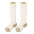 thumbnail image 2 of hengsof Baby Girl High Top Mosquito Repellent Socks, Non Slip Adhesive Coated Toddler Floor Socks, Summer Solid Color Thin Breathable Comfortable Long Socks, 2 of 4