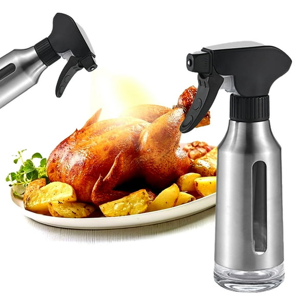 WEIKE Stainless steel spray bottle, cooking oil sprayer, camping barbecue spray bottle
