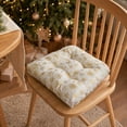 thumbnail image 2 of Christmas Tufted Chair Square Seat Cushion, Soft Thickened Floor Pillow, Comfort Chair Pad, Winter Holiday Home Furnishing, Multi Pattern Indoor Sitting Mat, Window Nook Lounge Decor Decorations, 2 of 8