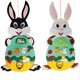 thumbnail image 3 of Pascua Adornos Colgantes Conjunto De Conejito De Fieltro Con Pegatinas De Dibujos Animados Desmontables Kits De Manualidades Diy Regalos Divertidos Para Niños Sweethay HA040806-02, 3 of 6