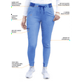 thumbnail image 4 of Adar Pro Scrubs For Women - Ultimate Yoga Jogger Scrub Pants - Tall, 4 of 8