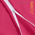 thumbnail image 4 of CCNY 1 Pc Body Pillow Case with Zipper Clouser Hot Pink - 21x56" Inch Stripe 600 TC 100% Egyptian Cotton Body Pillow Cover, 4 of 7