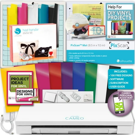 Silhouette Cameo 3 Machine Bundle Heat Transfer Oracal Vinyl PixScan Mat Designs