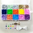 thumbnail image 2 of Jewelry Making Beads Bracelets Keychains DIY Crafting Materials Aesthetic Assortments Handmade Crafts Art Work for Beginners 15-Cell, 2 of 10