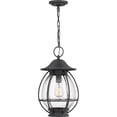 thumbnail image 2 of Quoizel Boston 11" Outdoor Hanging Light in Mottled Black, 2 of 2