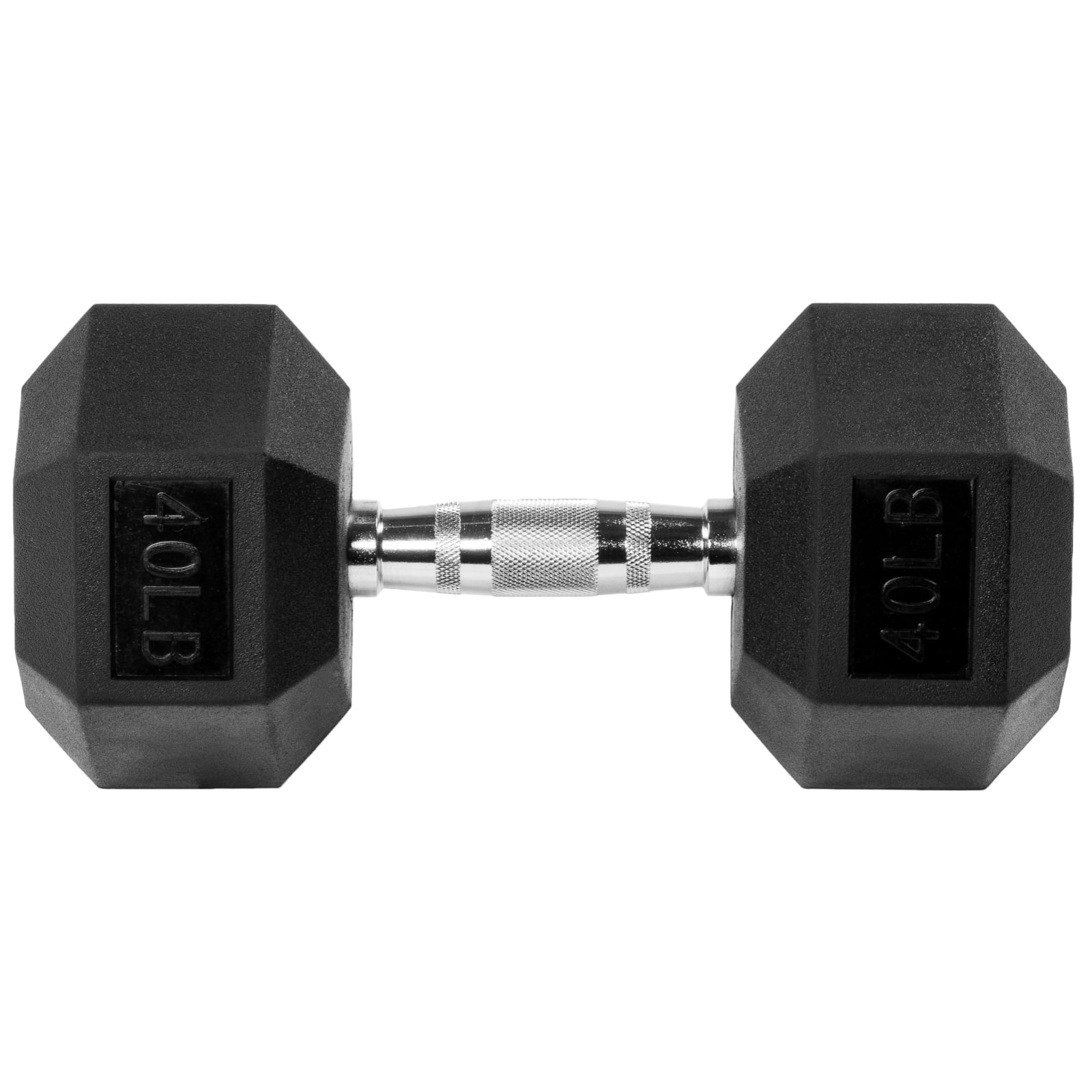 Gianna 40 lbs Hex Dumbbells with Rubber Coated, Hand Weights for Exercises and Fitness