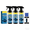 3pc, variant on Car Nano Coating Spray, 3 in 1 Waterless Wash Wax Polish, Multifunctional Car Scratch Remover, Oil Film Glass Cleaner, Quick Effect Coating Agent for Colors & finishes