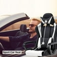 thumbnail image 6 of BestOffice Ergonomic Gaming Chair, Lumbar Support, Rolling Swivel for Men, Women(White), 6 of 7