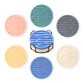 thumbnail image 1 of Posavasos para bebidas ZHCH juego de 6 de silicona Con soporte Tamaño 4 pulgadas color aleatorio, 1 of 5