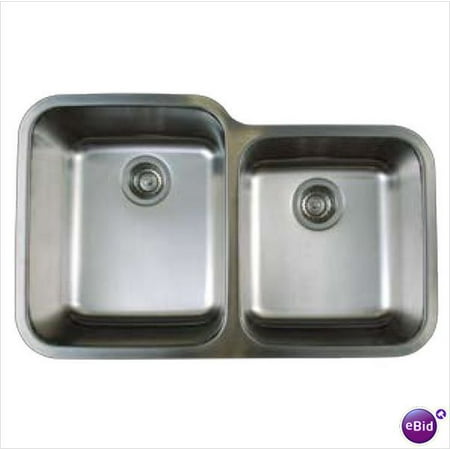 - Blanco 441023 Stellar 1-3/4-Inch Bowl Undermount Sink, Refined Brushed