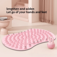 thumbnail image 3 of Foot massage mat, silicone shiatsu board, full body walking massage mat, yoga supplies (pink), 3 of 6
