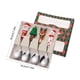 thumbnail image 3 of onlyliua Descuentos de Temporada Juego de Cucharas Navideñas, Linda Cuchara de Muñeco de Nieve, Tenedor de Postre Navideño, Cubiertos de Regalo, 3 of 6