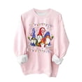 thumbnail image 3 of IROINNID Christmas Sweatshirts for Women Crewneck Pink Pullover Long Sleeve Casual Pullover Loose Sweatshirt,Pink, 3 of 4