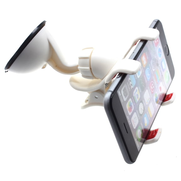 Car Mount Windshield for Motorola Razr (2023)/(2024)/Plus (2023)/(2024) - Holder Glass Cradle Swivel Clip Suction