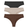 thumbnail image 2 of Tanga Secret Treasures para Mujer, Seamless, Multicolor Talla M 3 Piezas, 2 of 4