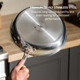 thumbnail image 3 of Sartén T-Fal 26 cm Acero Inoxidable Compatible con Inducción, 3 of 7