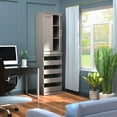 thumbnail image 2 of Closetmaid 10000-04804 Modular Storage 21" Wide Closet System Tower - White, 2 of 6