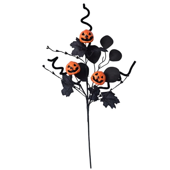 Artificial Flower Picks Spooky Twig Branches for Halloween Party Vase Filler Indoor Home Tabletop Outdoor Yard Porch Front Door Decor