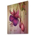 thumbnail image 1 of Design Art - Fleurs Fuchsia avec Feuilles Vertes, 1 of 5