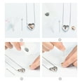 thumbnail image 7 of Heart in Heart Urn Necklace Cremation Urn Pendant Memorial Ash Necklace Jewelry Urn Necklaces for Ashes, 7 of 7