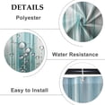 thumbnail image 5 of Blue Abstract Grunge Shower Curtain Rustic Old Retro Texture Grain Pattern Shower Curtains for Home Bathroom Bathtubs Hotel Polyester Waterproof Fabric with Hooks 84x72 Inches Inches, 5 of 6