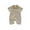 Beige, variant on TIWEKE Onesies 0-3 Months Unisex,Summer Boys and Girls Onesize Fitting Collared Front Opening Sleeveless Tunic Set with Front Opening Fasteners,Size 0-6 Months